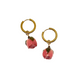 TSVIT earrings (flower color - peach)