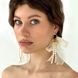 WHITE SWAN EARRINGS