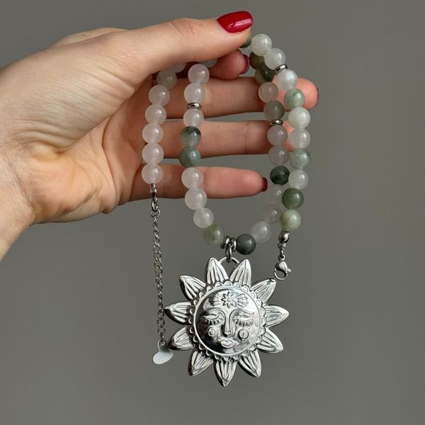 FLOR NECKLACE SILVER