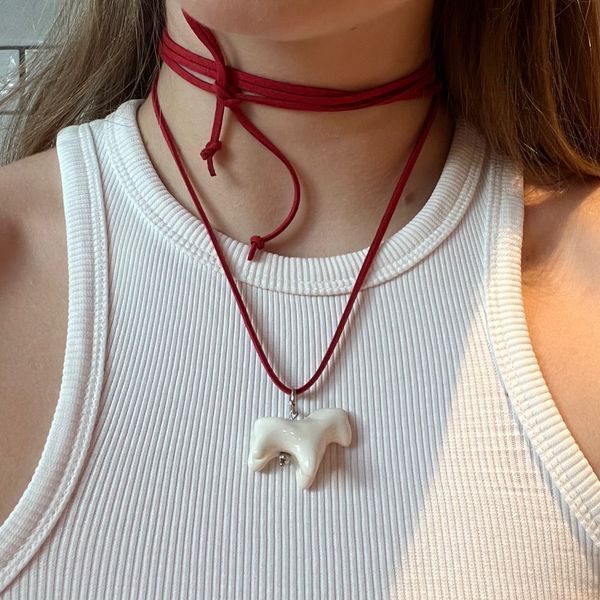 Ceramic pendant KONYK