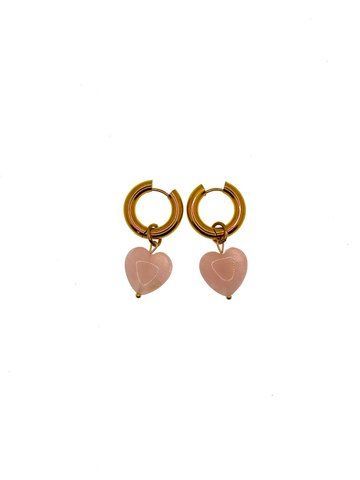 PINK SIDE EARRINGS