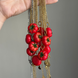 TOMATO pendant on a chain with gold-tone hardware