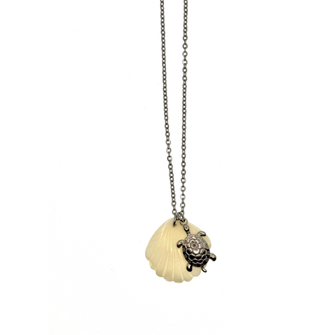 Chain with pendants CRUISE (TURTLE SILVER)