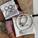 Сет JET'AIME PINK в срібній фурнітурі Сет039 фото 1
