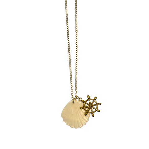 Chain with pendants CRUISE (WHEEL GOLD)