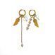 Designer earrings YANGOL gold color