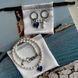 Сет JET'AIME BLUE в срібній фурнітурі Сет043 фото 3