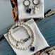 Сет JET'AIME BLUE в срібній фурнітурі Сет043 фото 2
