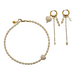 AMOR WHITE set (necklace+earrings)