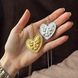 Pendant on a chain CORAZ&Oacute;N (gold)