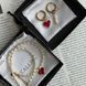 JET'AIME RED set with gold accessories