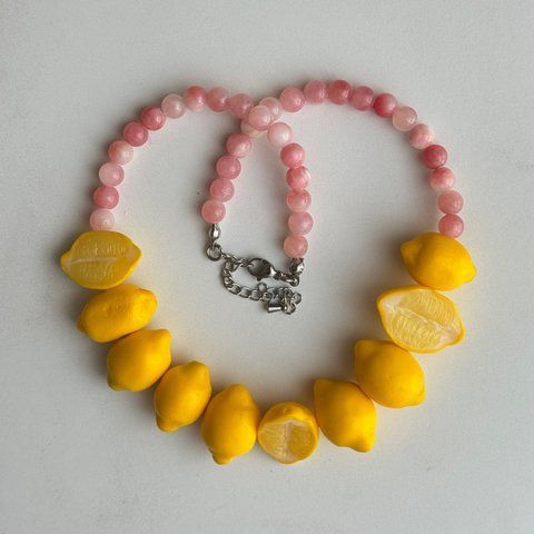 Necklace LITECHKO LEMONS (onix)